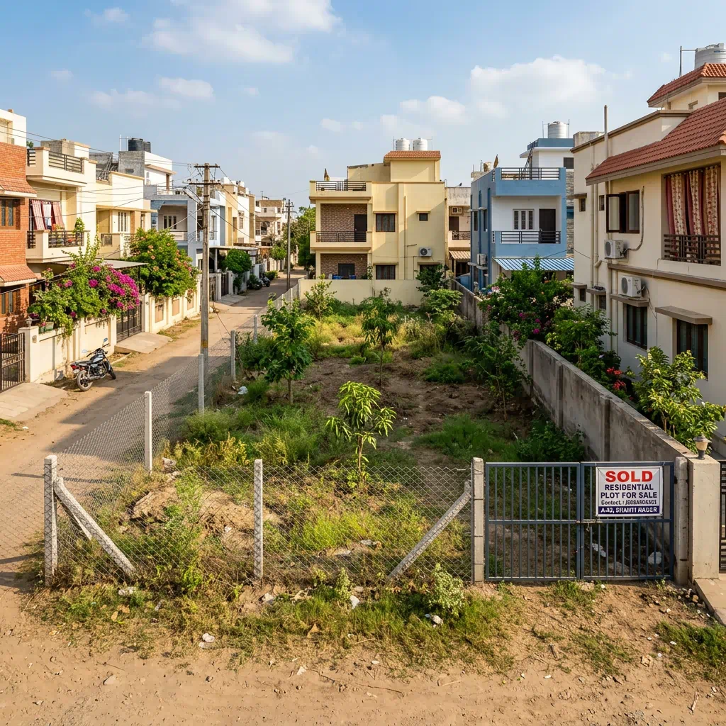 Diverted land plot on the Dewas-Indore Corridor, Madhya Pradesh