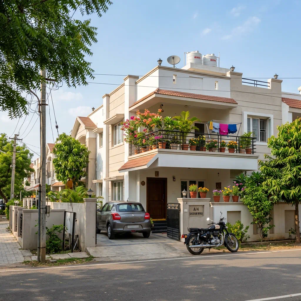 Mixed-use retail and office block on MG Road, Indore, Madhya Pradesh